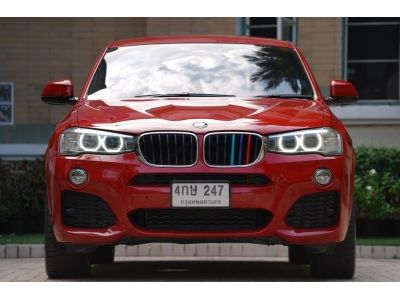 2015 BMW X4 XDRIVE 20 D M SPORT สีแดง รูปที่ 4